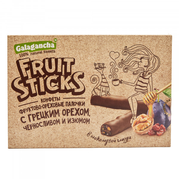 №2 Берестов КРАФТ Fruit Stiсks с черносливом и грецким орехом, 175г в Ижевске