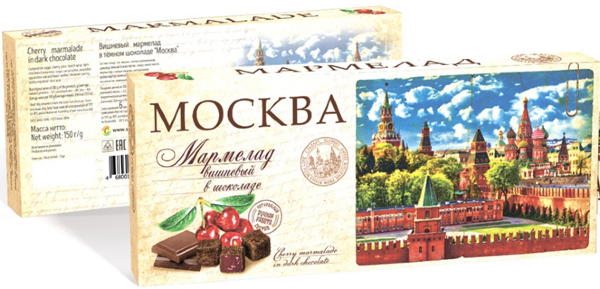 №2 Сладарт Мармелад Вишневый в тёмном шоколаде, 150г   в Ижевске