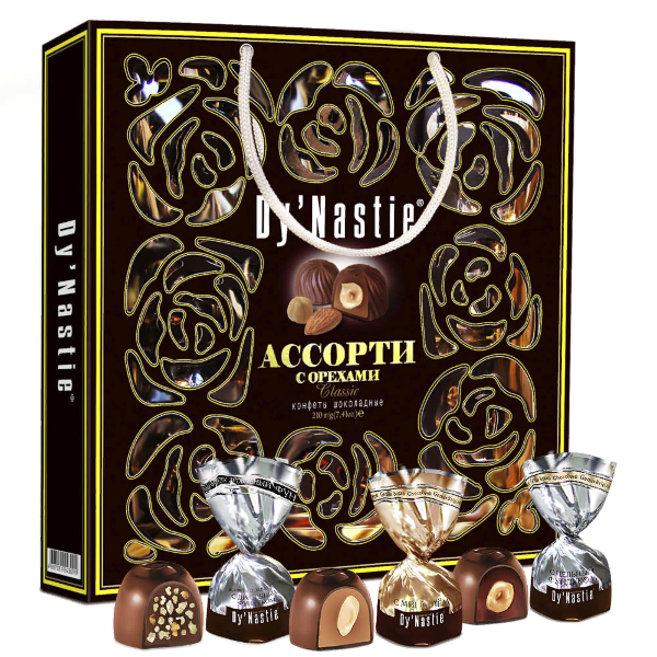 №3 Династия Сумка Конфеты "Классик", 210г      в Ижевске